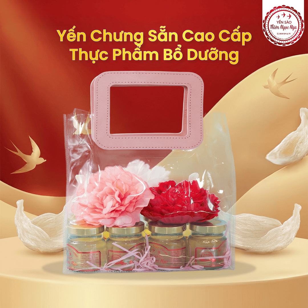 Yến Sào Hũ Đóng Hộp (8 hũ)