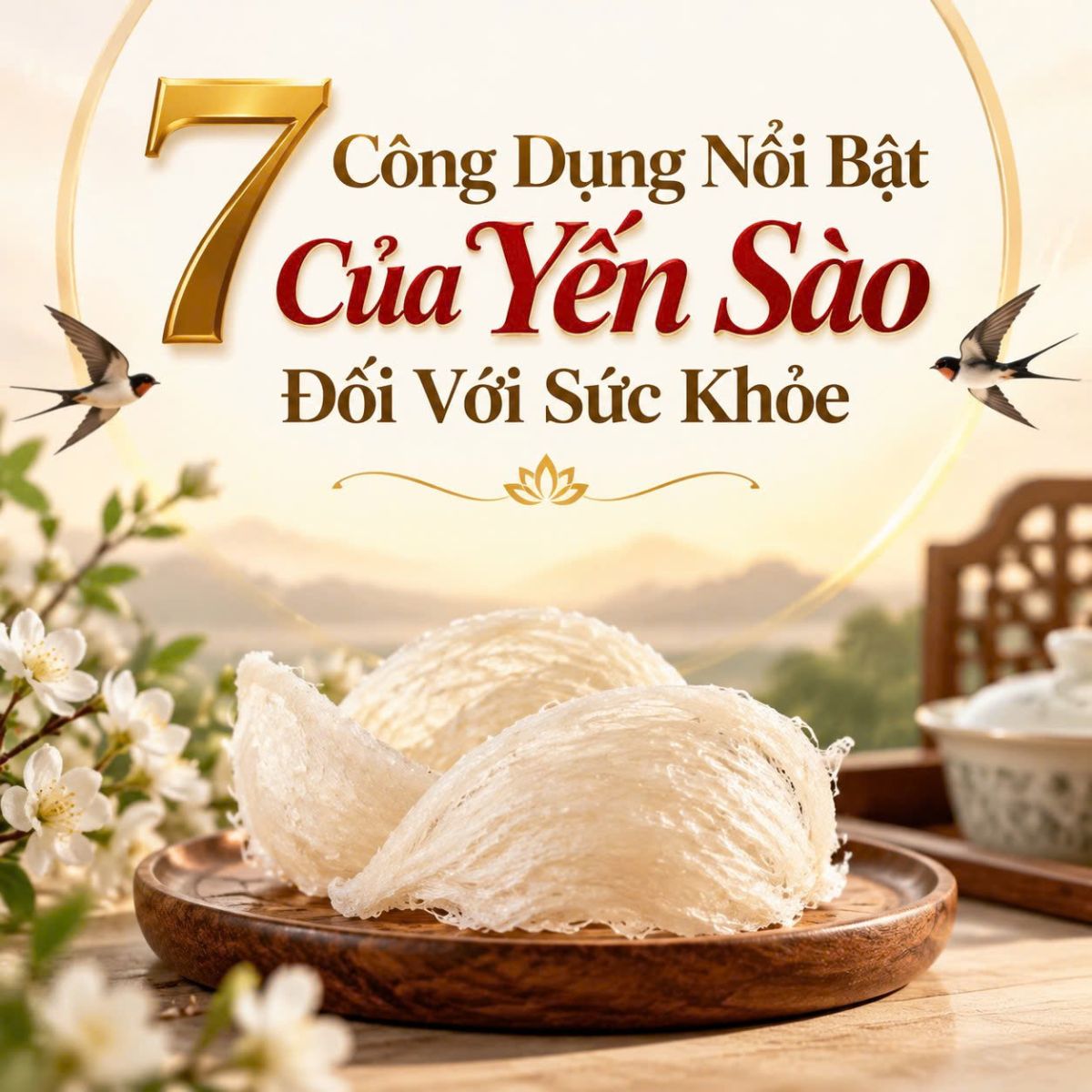 7 Công Dụng Nổi Bật Của Yến Sào Đối Với Sức Khỏe